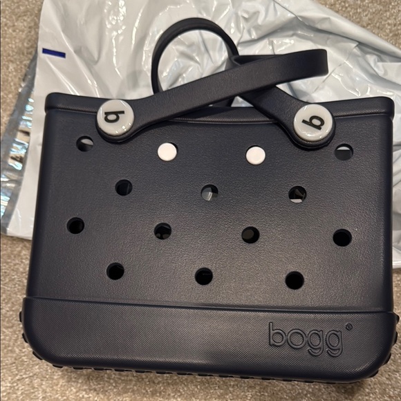 Bags | Navy Bitty Bog Tote Bag | Poshmark